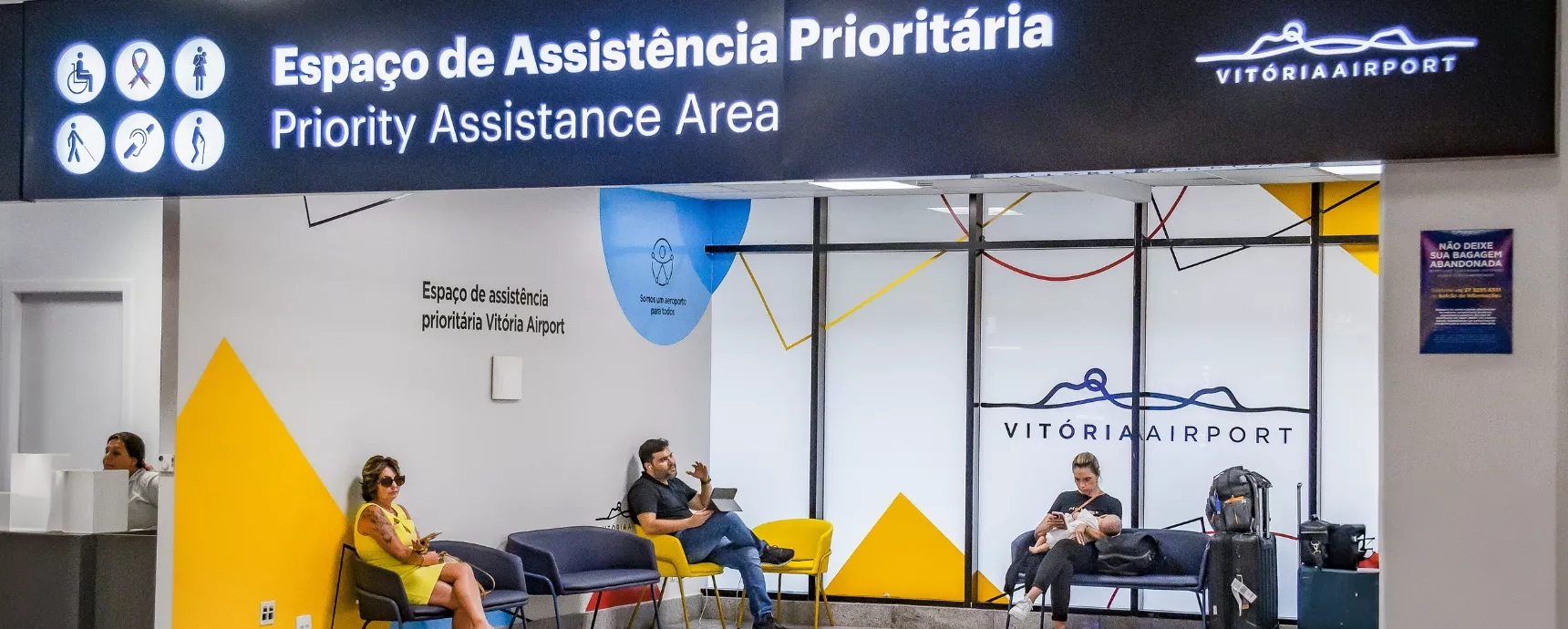 Aeroporto de Vitória ganha Espaço de Assistência Prioritária